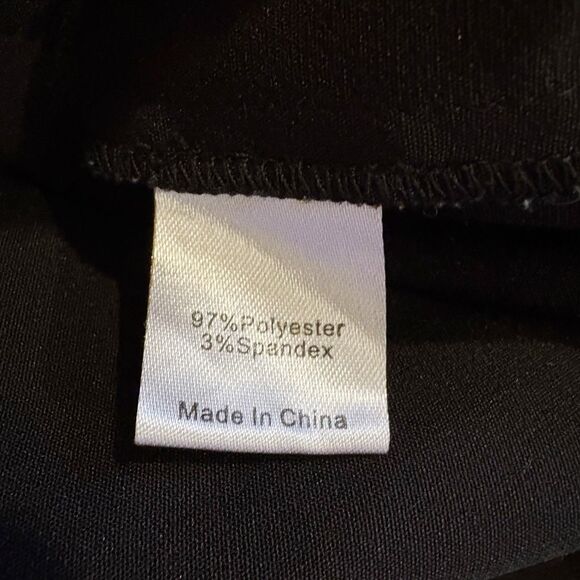 TUCKERNUCK Black Stretch Crepe Royal Shirt Dress XL $148.00 - Picture 10 of 10